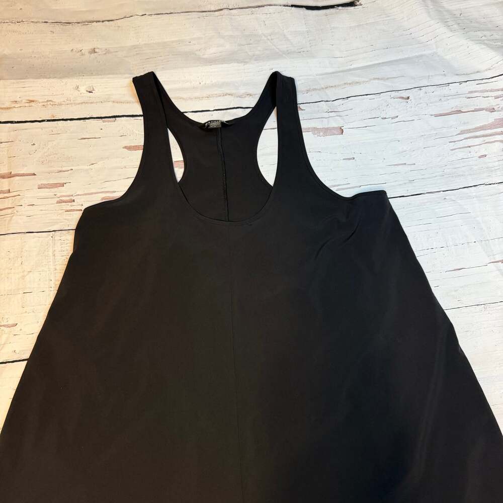 Athleta Presidio Dress Black High Low Racerback Maxi Dress - Picture 3 of 7